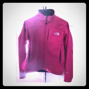 Pink North Face jacket